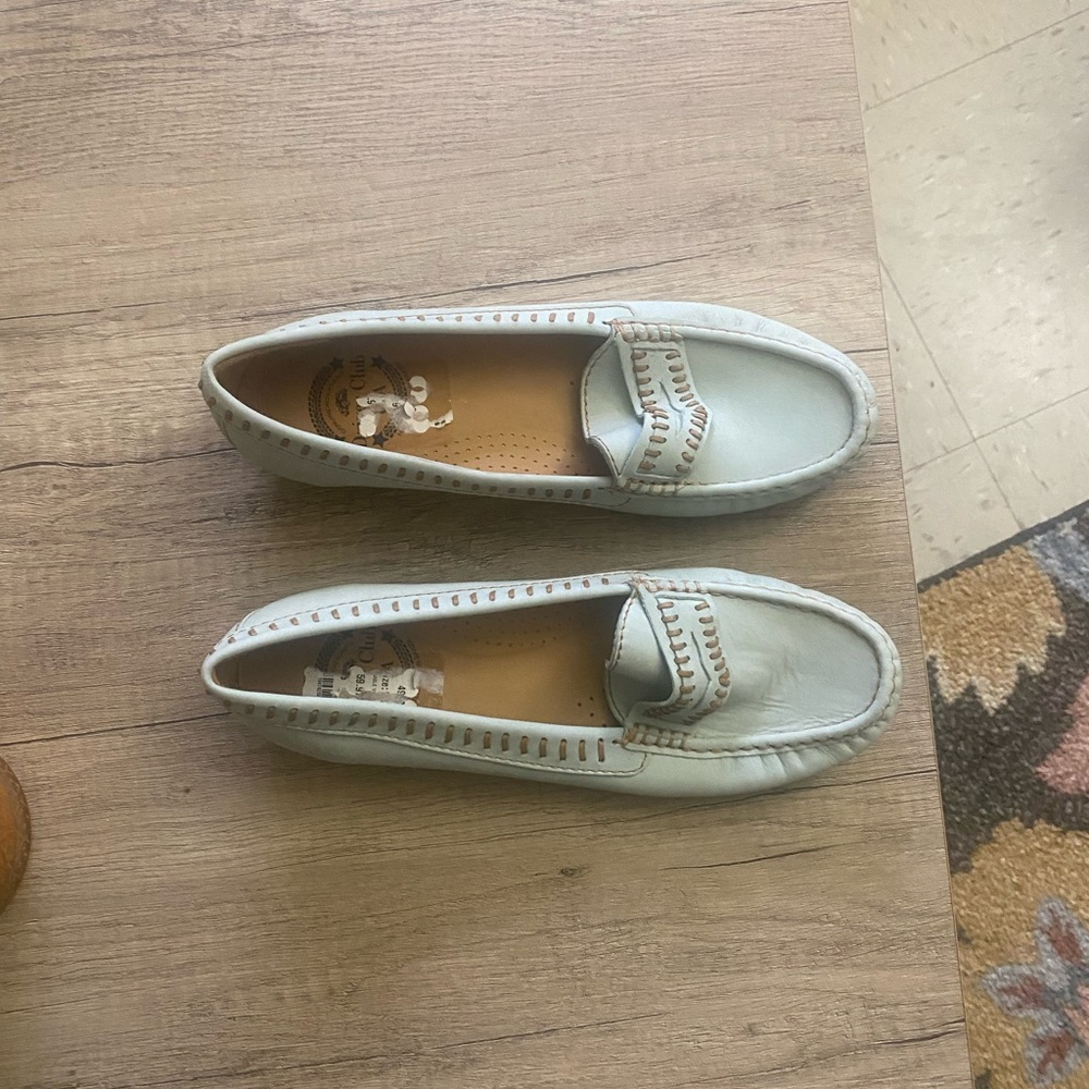 Driver Club USA Mint Green Loafers